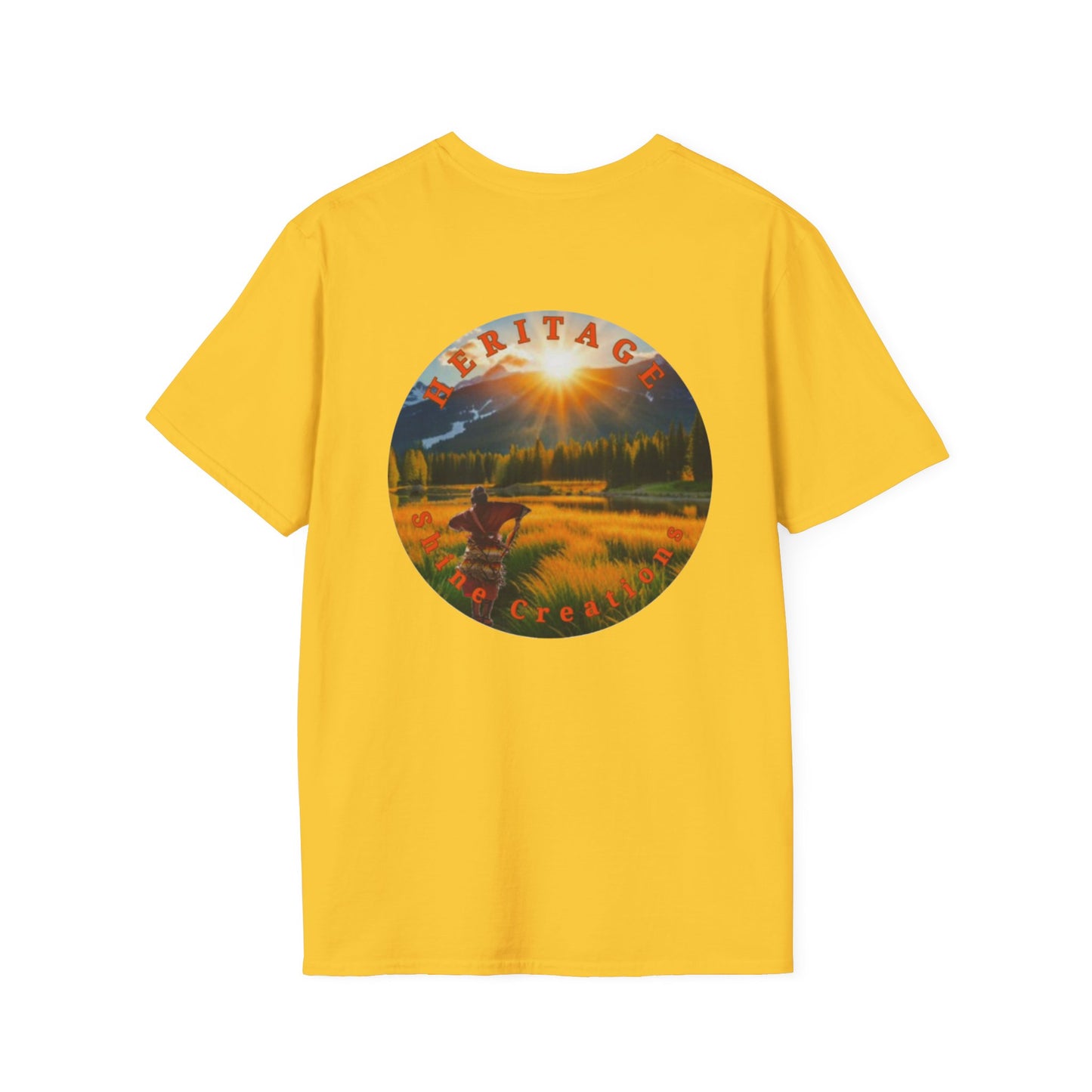 Heritage Creek Scenic T-Shirt — Sunset Meadow Graphic Tee