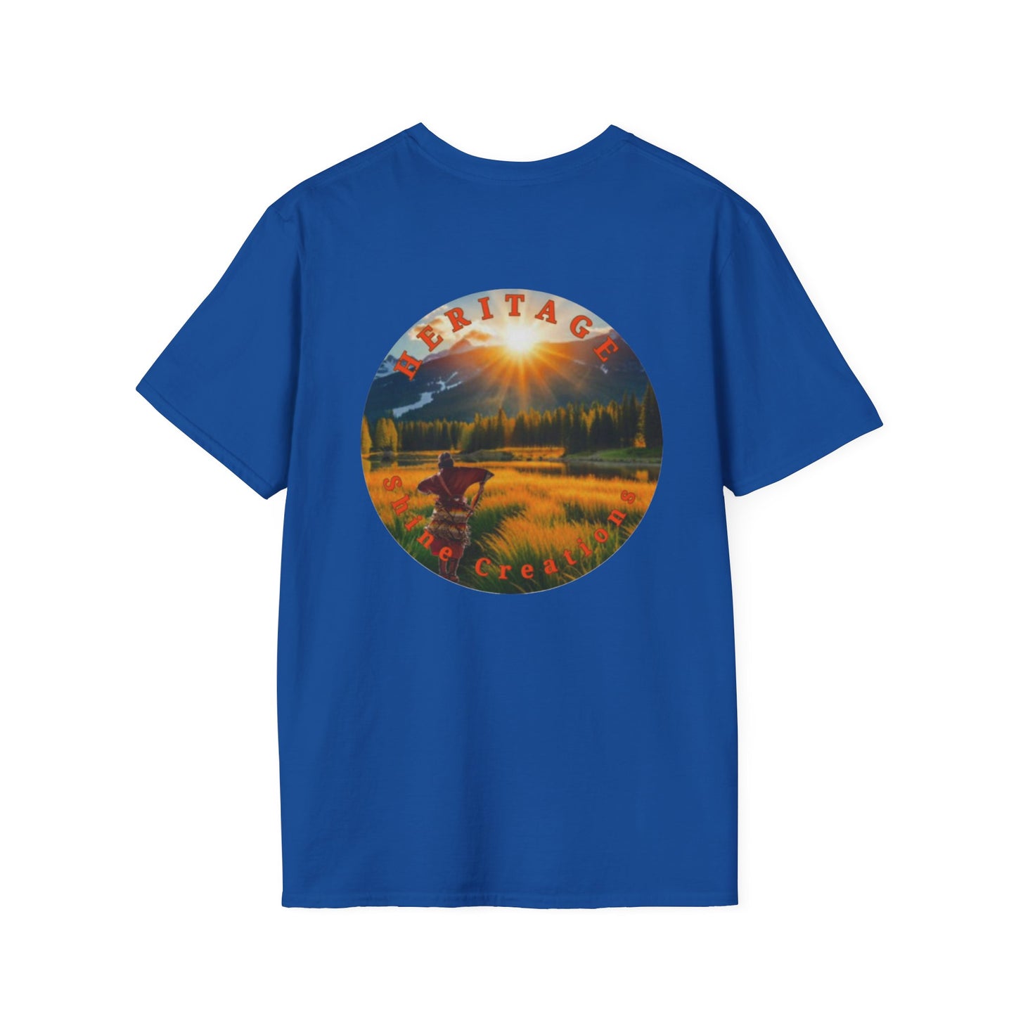 Heritage Creek Scenic T-Shirt — Sunset Meadow Graphic Tee