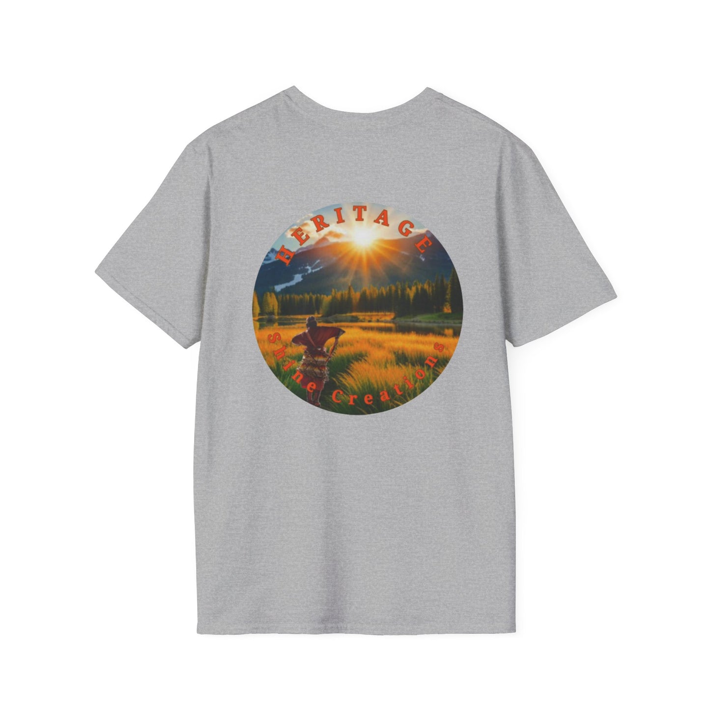 Heritage Creek Scenic T-Shirt — Sunset Meadow Graphic Tee