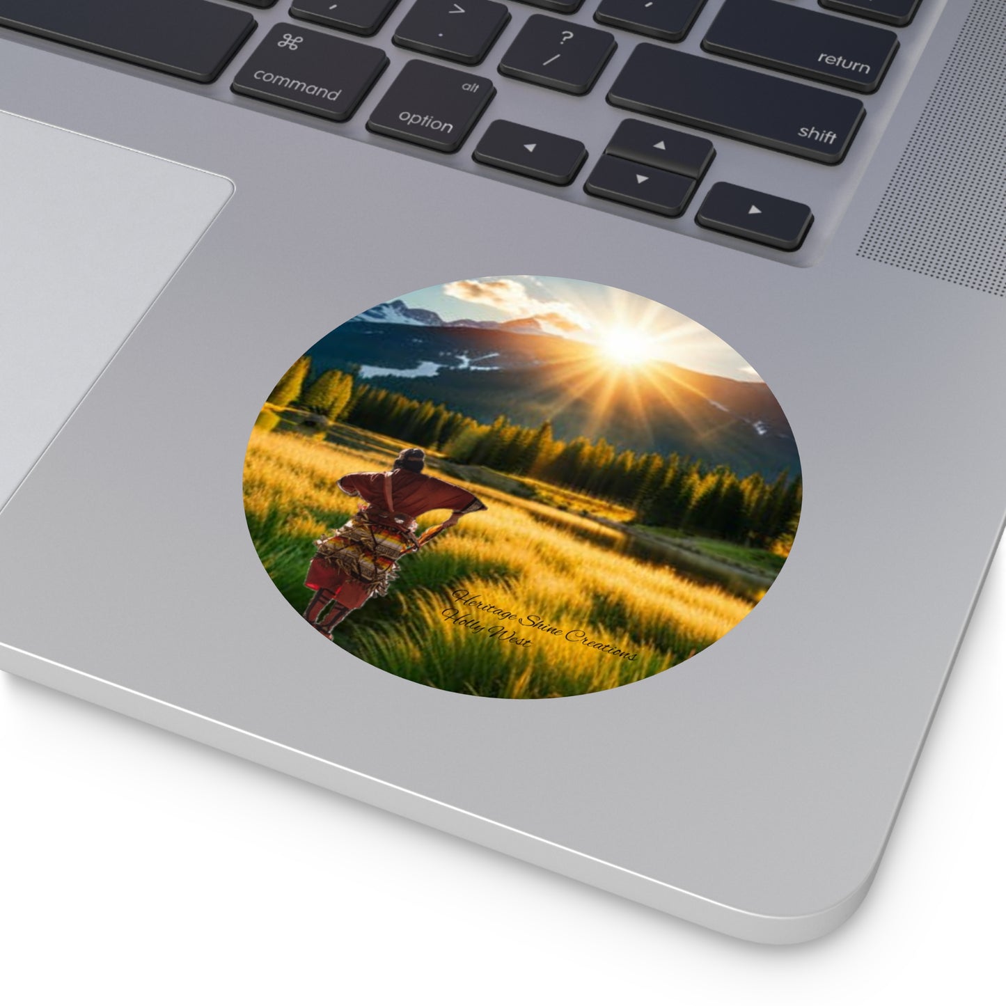 Heritage Shine Creations Round Vinyl Stickers