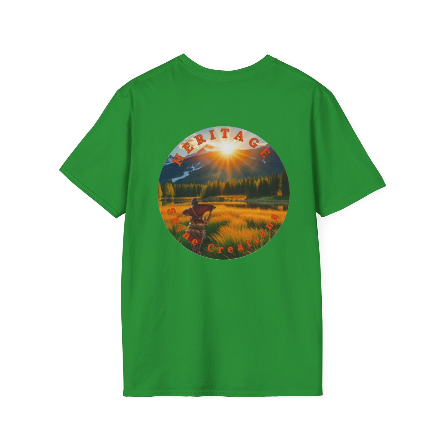 Heritage Creek Scenic T-Shirt — Sunset Meadow Graphic Tee