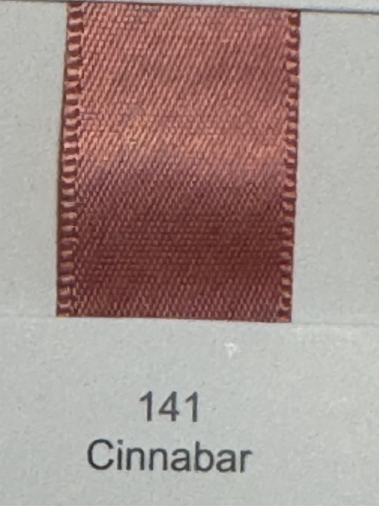 1 1/2" Ribbon Solid (Cinnabar)