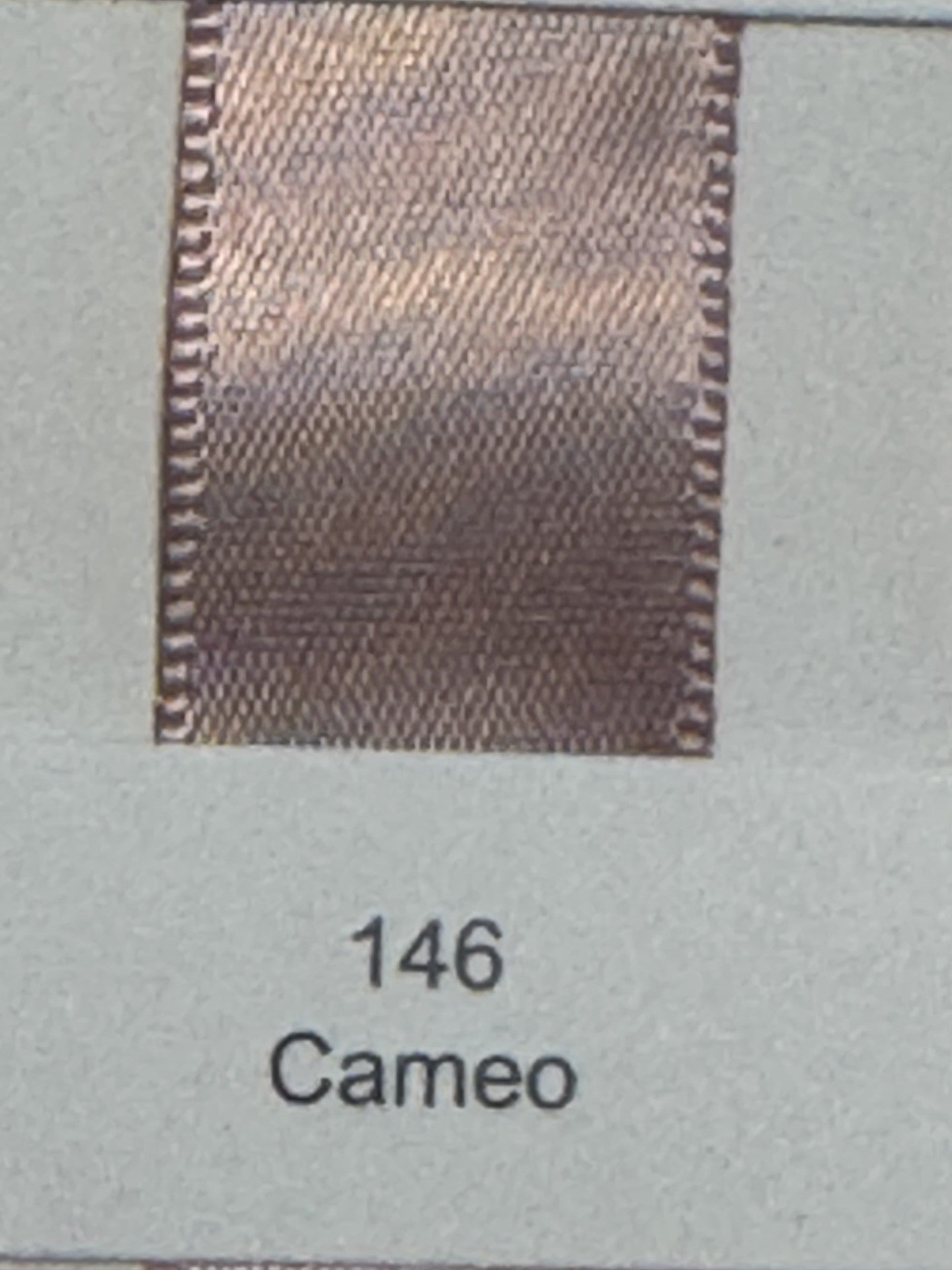 1" Ribbon Plain (Cameo)