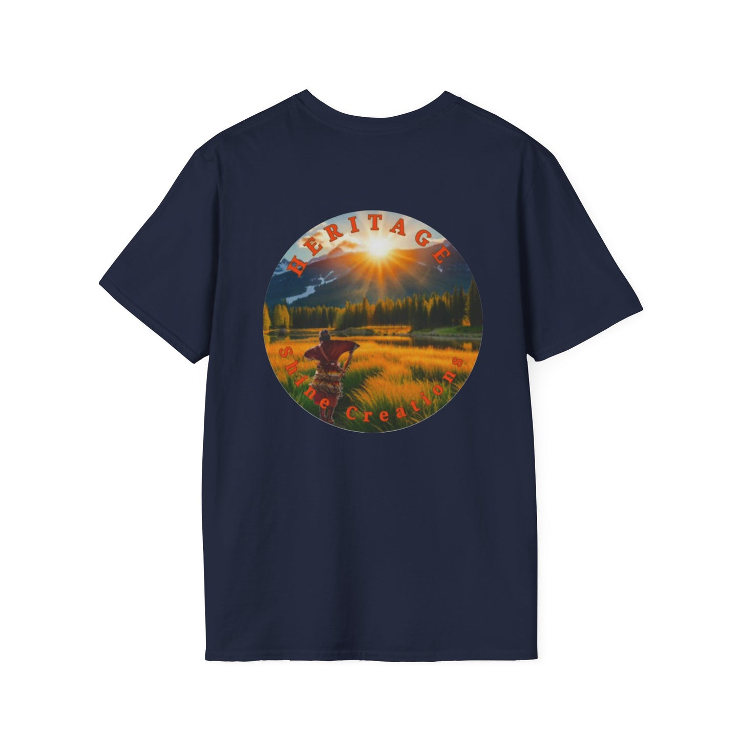 Heritage Creek Scenic T-Shirt — Sunset Meadow Graphic Tee