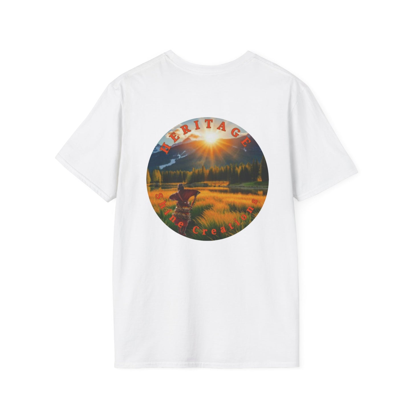 Heritage Creek Scenic T-Shirt — Sunset Meadow Graphic Tee