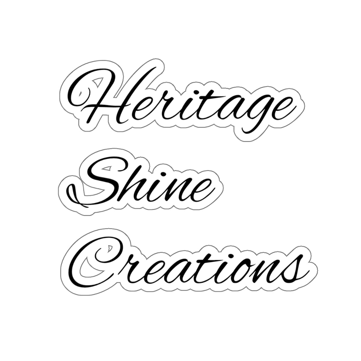 Heritage Shine Creations Kiss-Cut Stickers