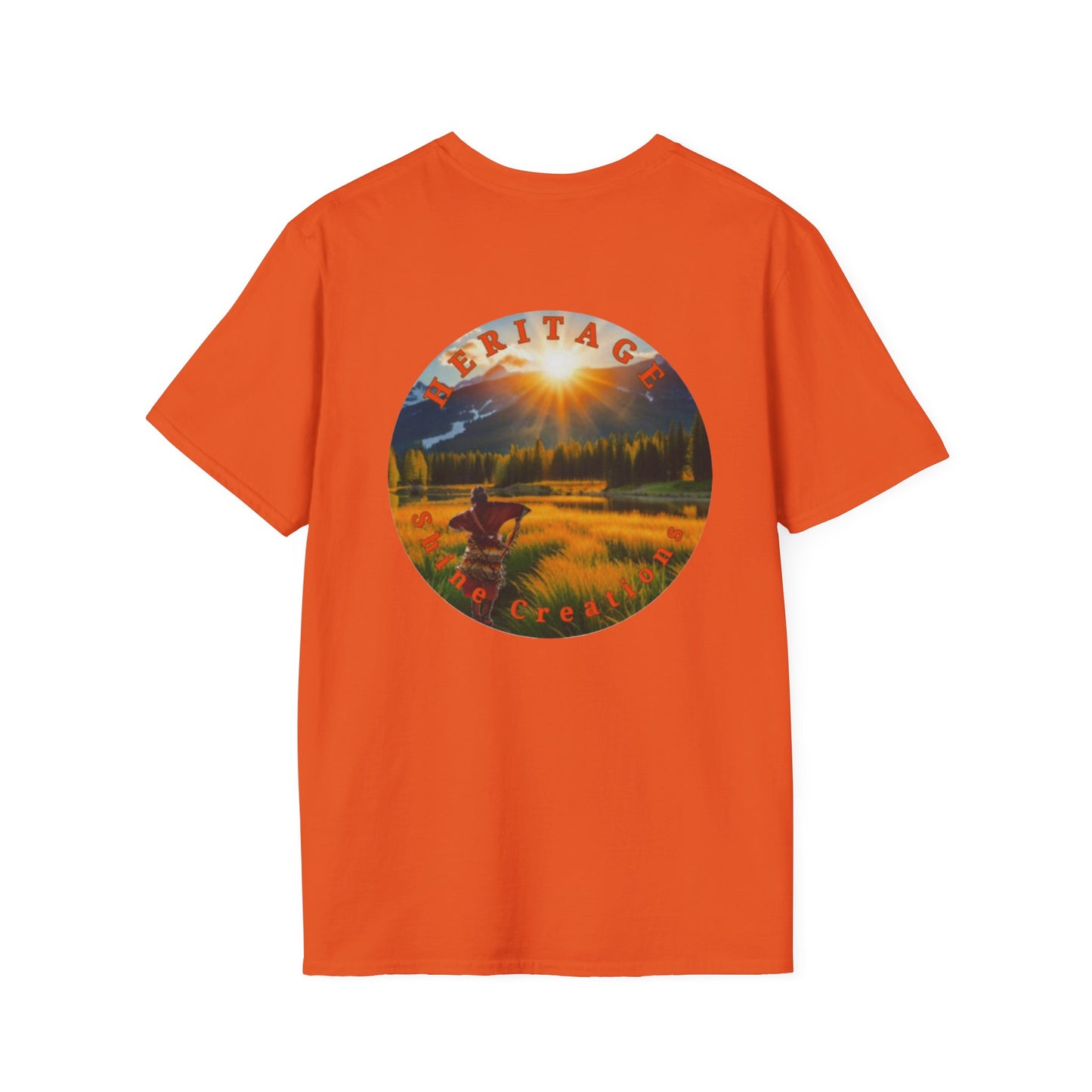 Heritage Creek Scenic T-Shirt — Sunset Meadow Graphic Tee