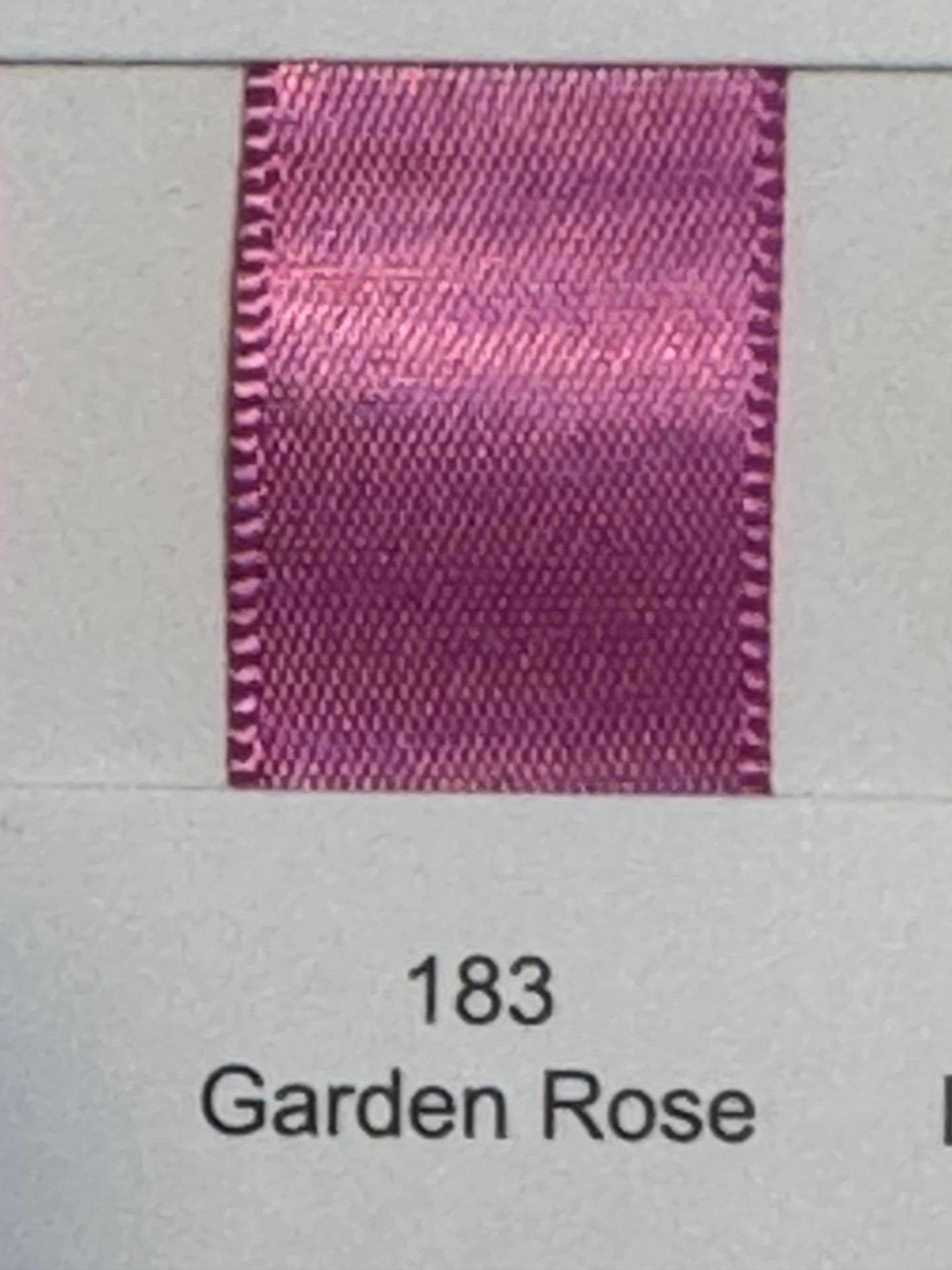 3/8" Ribbon Solid (Garden Rose)