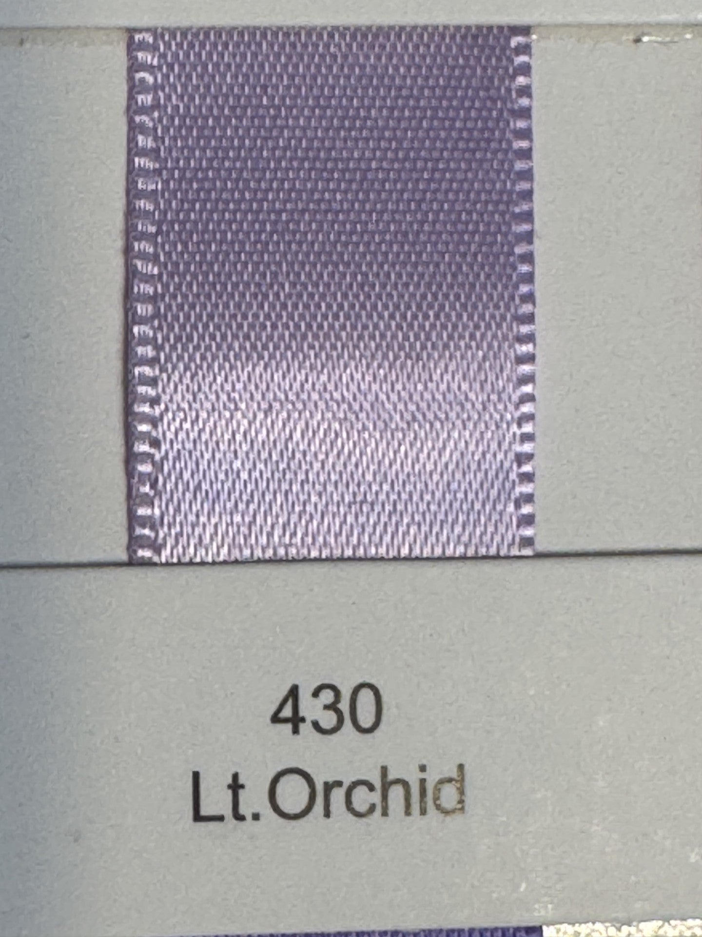 1" Ribbon Plain (Lt. Orchid)