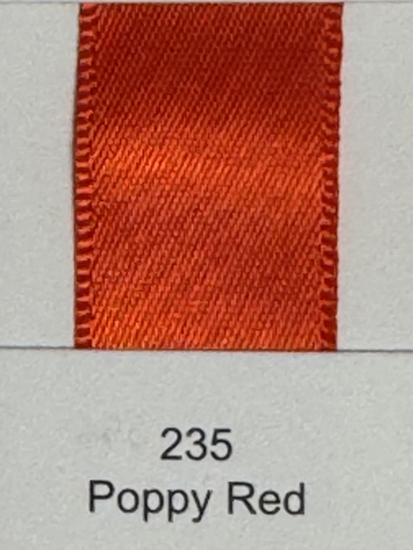 1 1/2" Ribbon Solid (Poppy Red)
