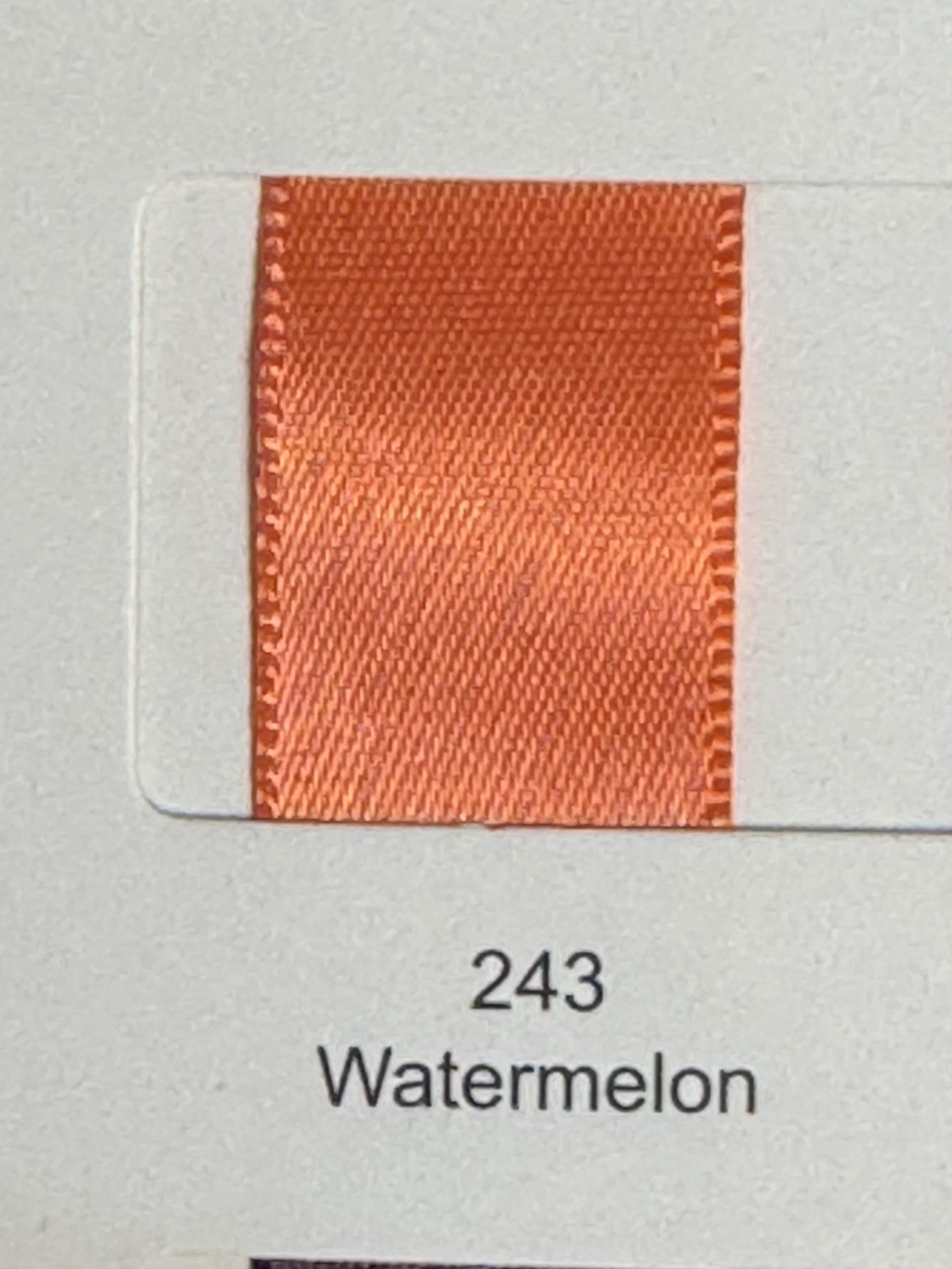 1" Ribbon Plain (Watermelon)