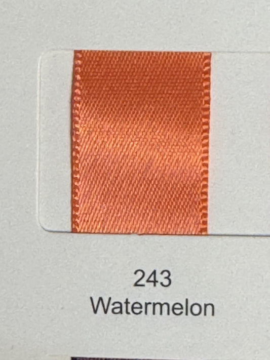 1" Ribbon Plain (Watermelon)