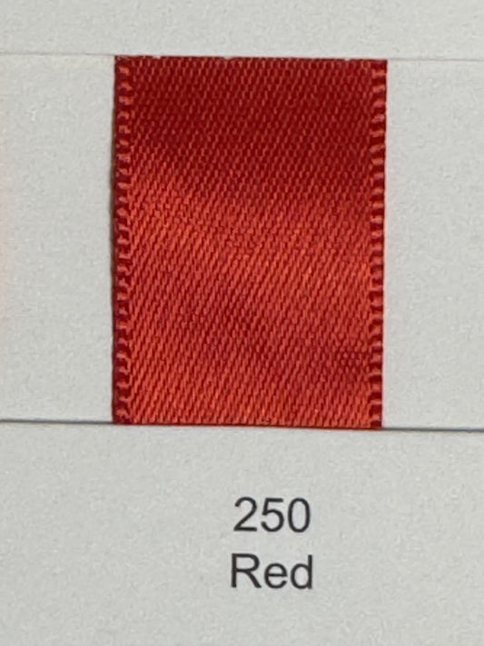 1" Ribbon Plain (Red)