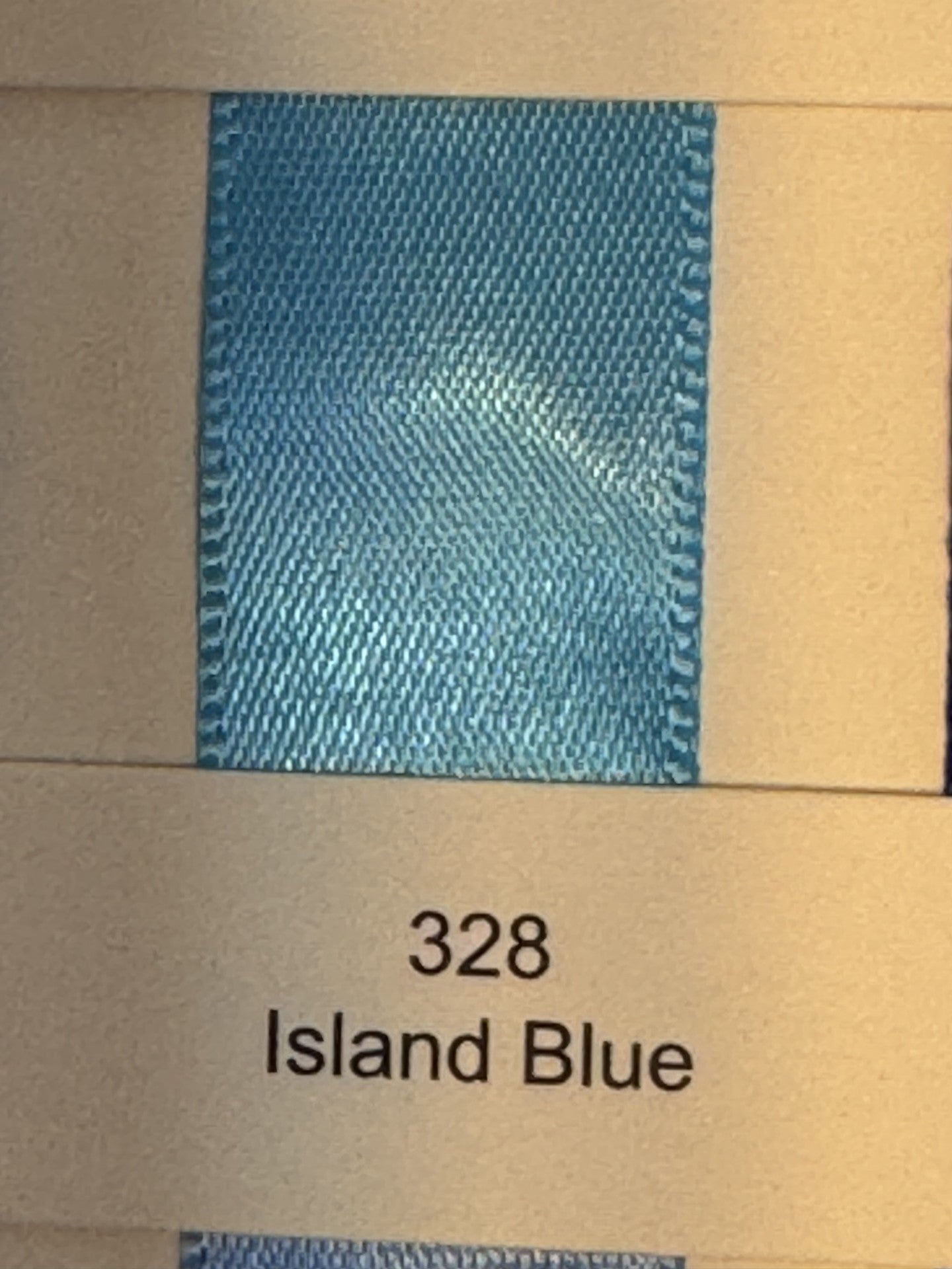 3/8" Ribbon Solid (Island Blue)