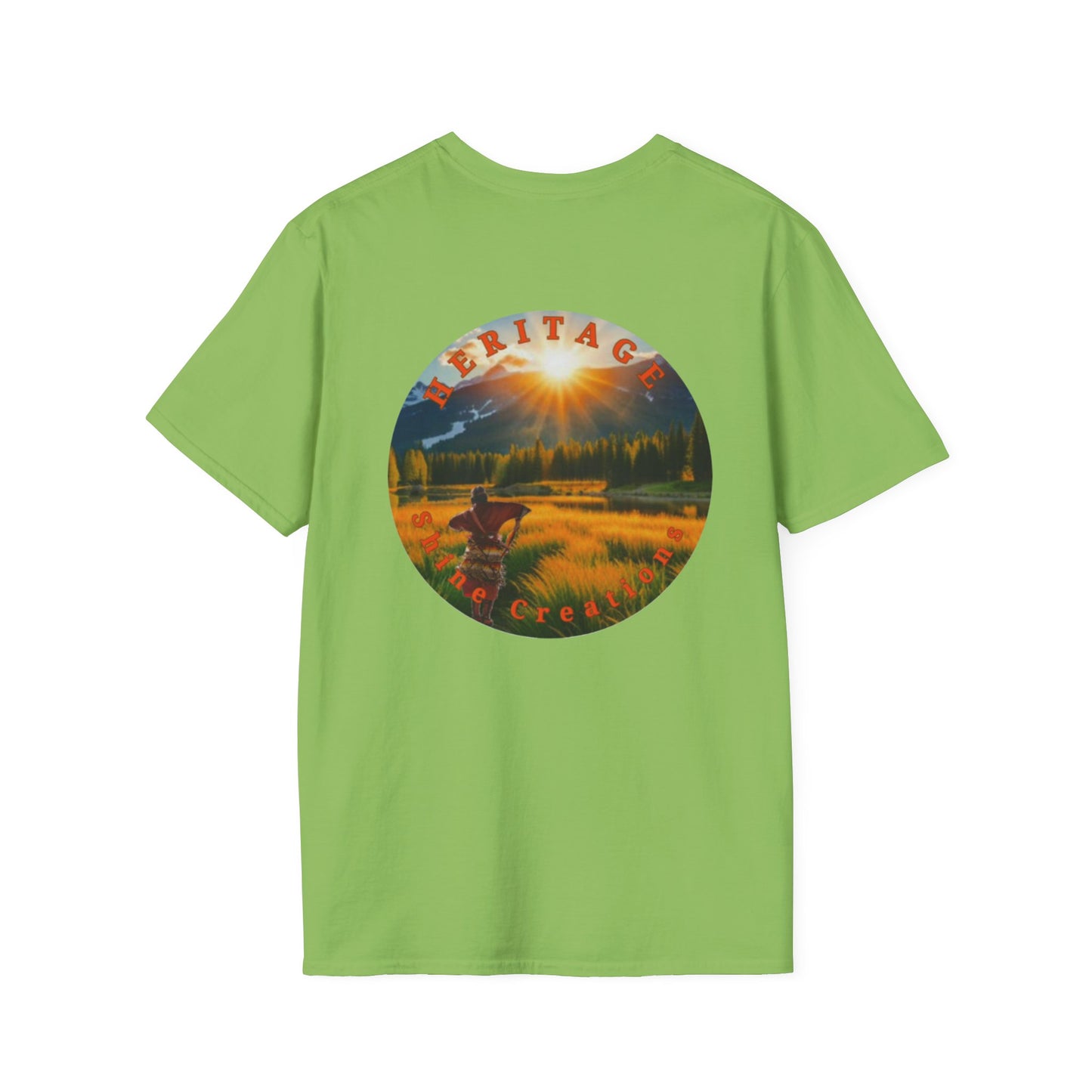 Heritage Creek Scenic T-Shirt — Sunset Meadow Graphic Tee