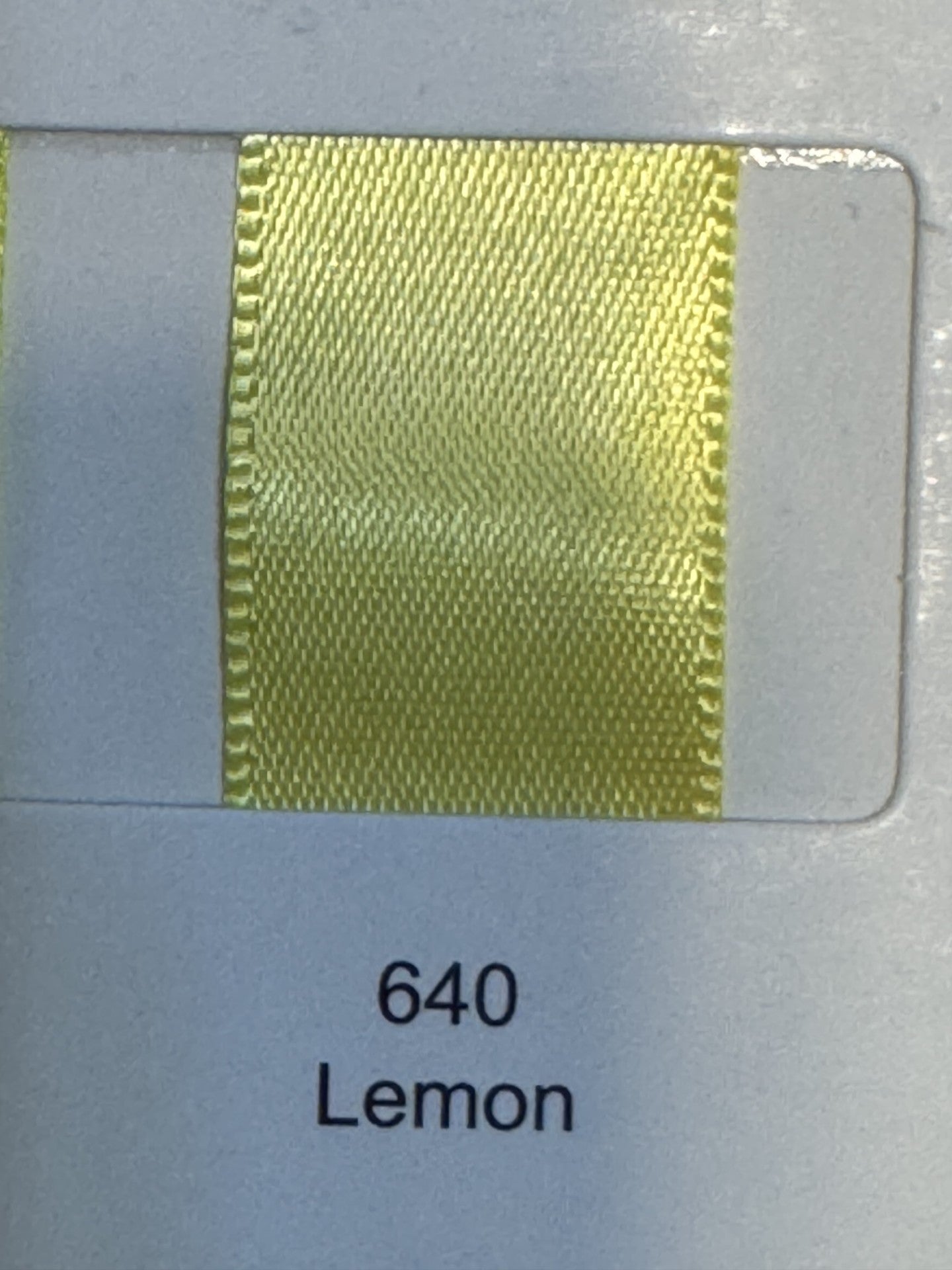 1 1/2" Ribbon Solid (Lemon)