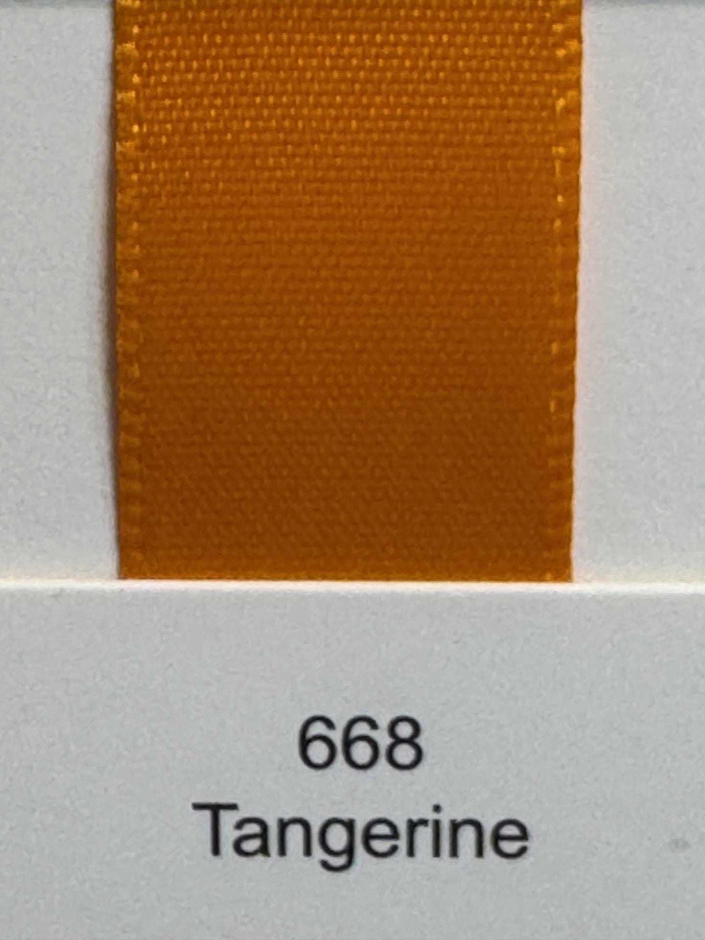 1" Ribbon Plain (Tangerine)
