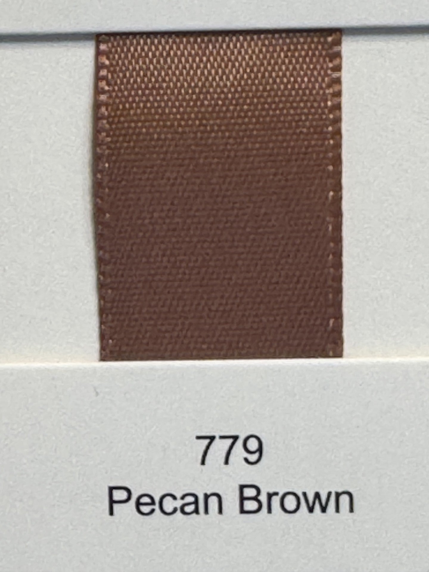 1 1/2" Ribbon Solid (Pecan Brown)