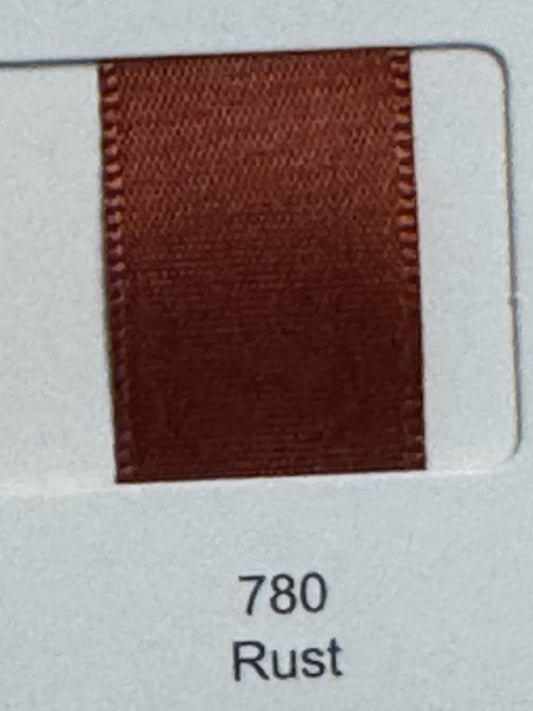 1" Ribbon Plain (Rust)