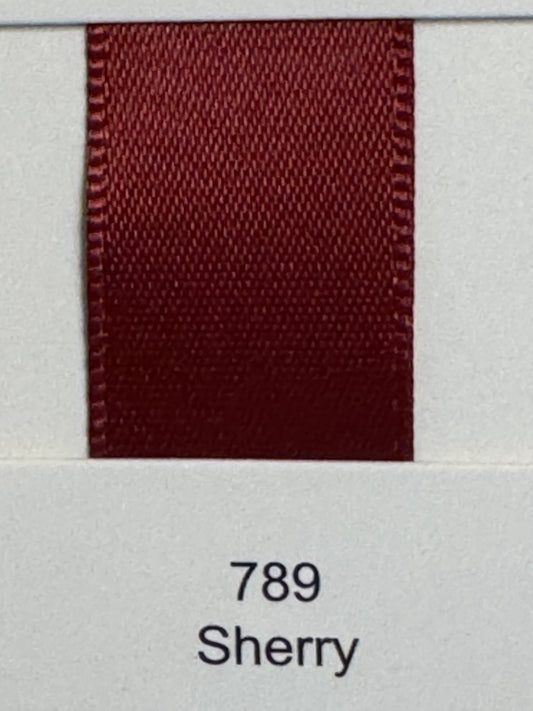 1 1/2" Ribbon Solid (Sherry)