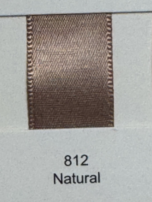 1" Ribbon Plain (Natural)