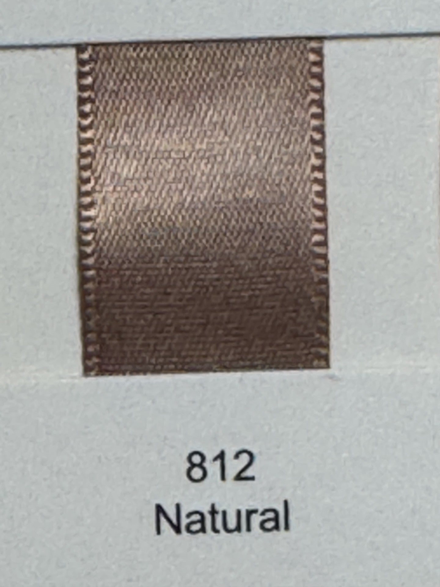 3/8" Ribbon Solid (Natural)