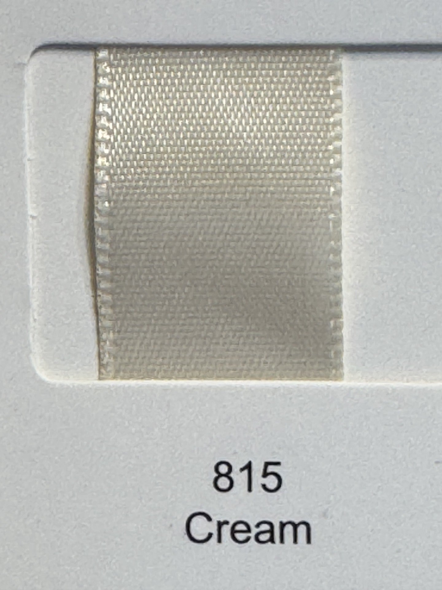 1" Ribbon Plain (Cream)