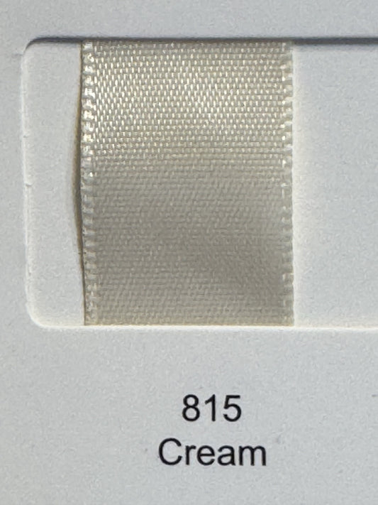 1" Ribbon Plain (Cream)
