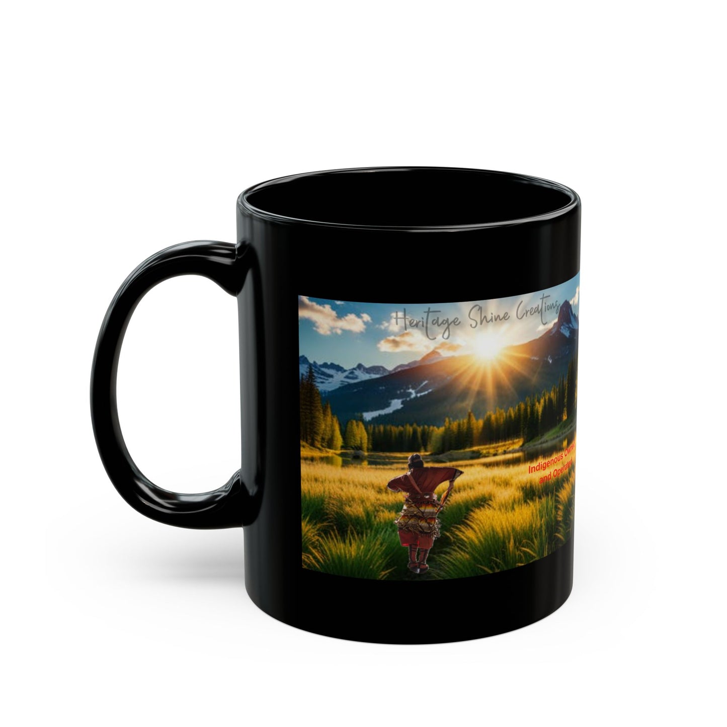 Heritage Shine Creations Black Mug (11oz, 15oz)