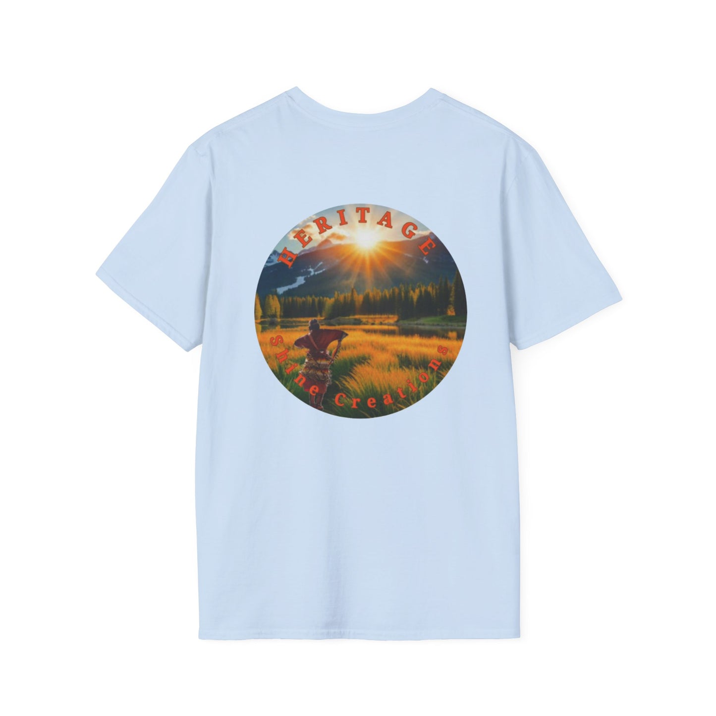 Heritage Creek Scenic T-Shirt — Sunset Meadow Graphic Tee