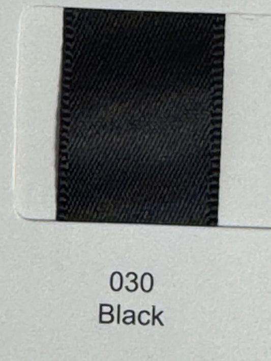 1" Ribbon Plain (Black)