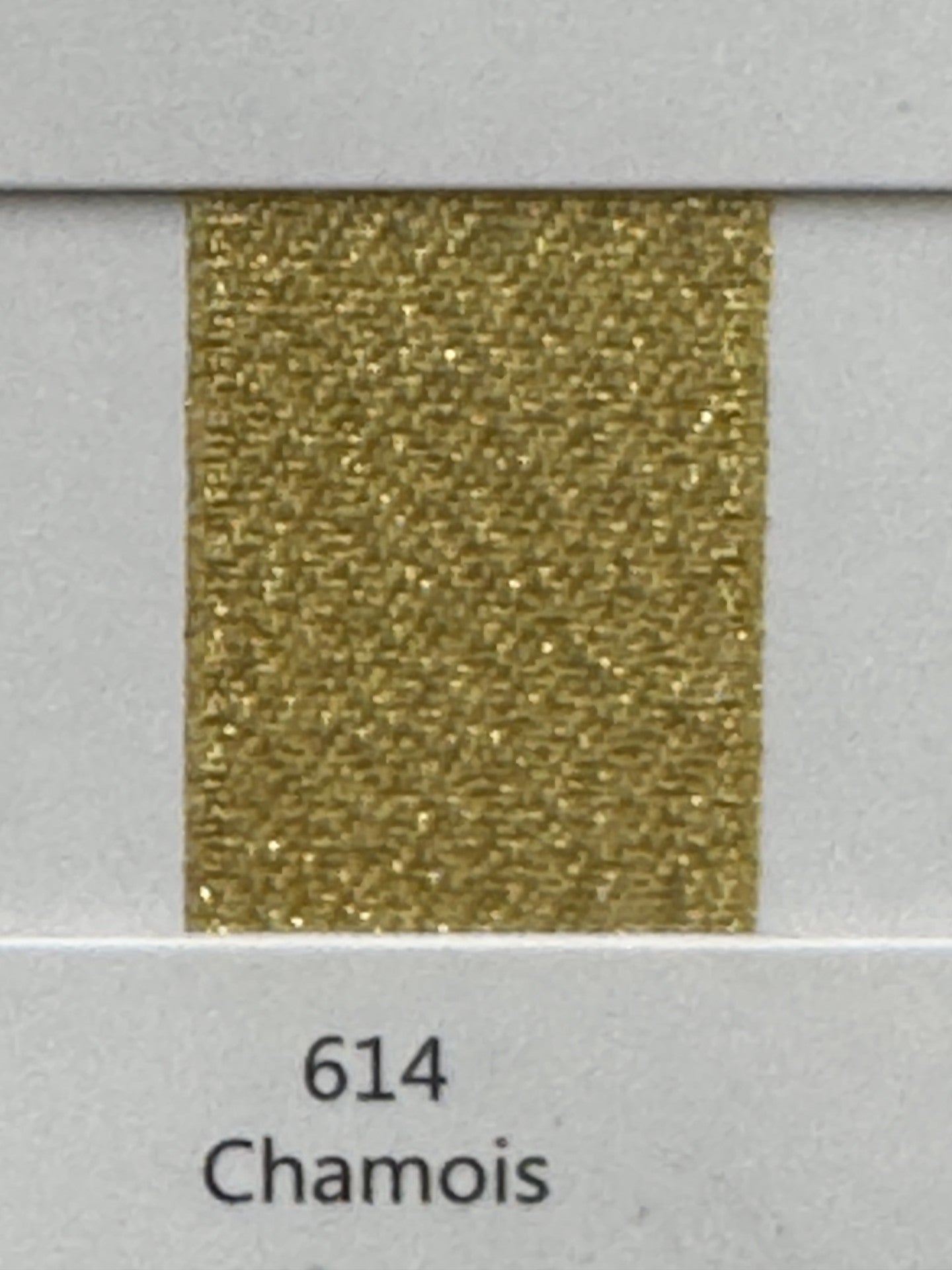 1" Gold Weft Ribbon (Chamois)