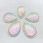 Crystal AB Sew on Teardrop 2 Holes flat back rhinestones
