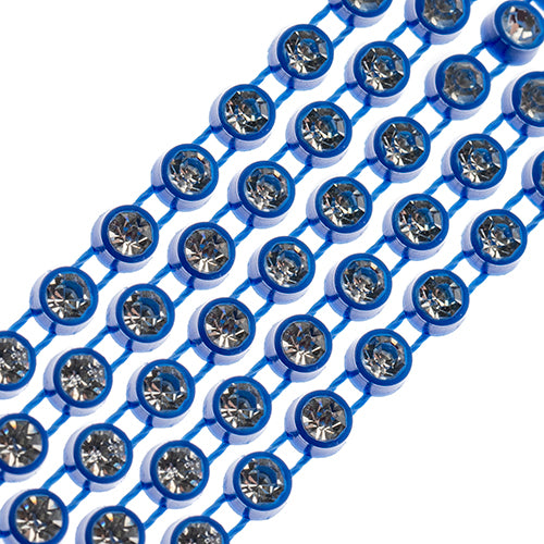 Royal Blue, Rhinestone Banding 1yd 1row (ss12)