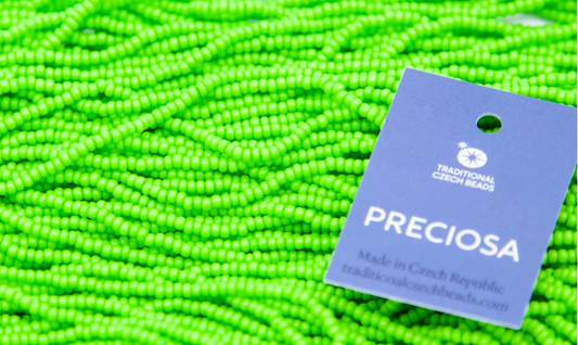 (Vail) Green Terra Intensive 11/0 ( Czech Seed Beads)