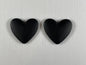 Heart-shaped Cabochons- Matt (1 Piece)