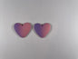 Heart Cabochon Kawaii Gradient Colour (1 Piece)