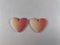 Heart Cabochon Kawaii Gradient Colour (1 Piece)