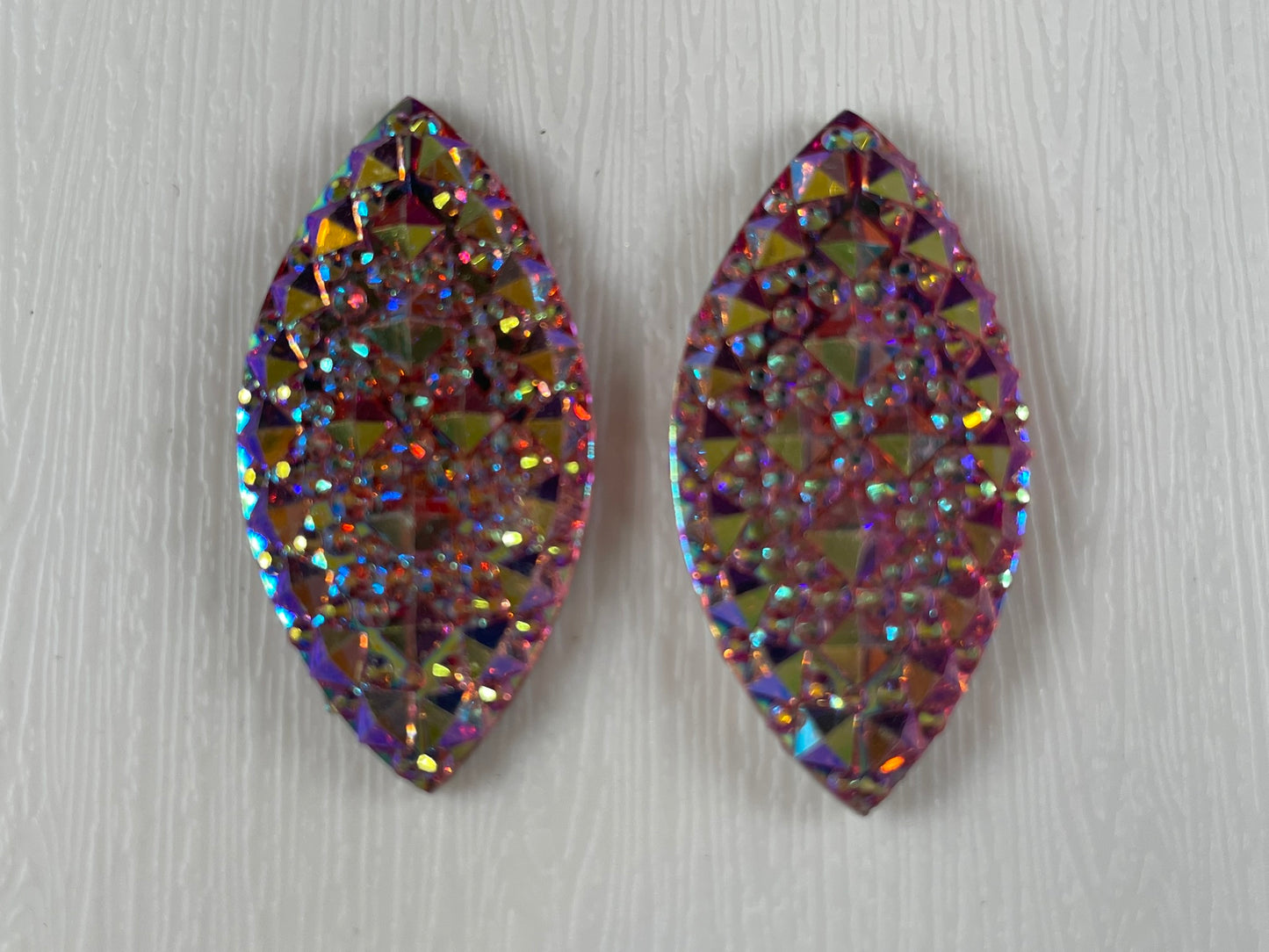 AB Colour Marquise Shape Resin