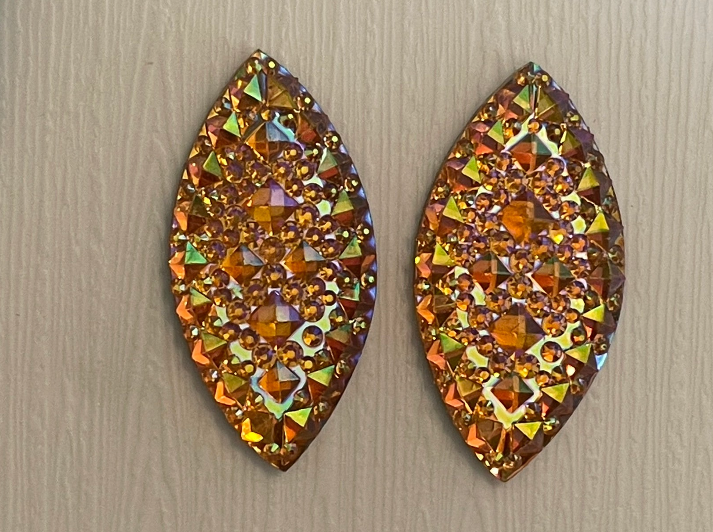 AB Colour Marquise Shape Resin