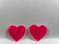 Neon Heart Cabochons Flatback (1 Piece)