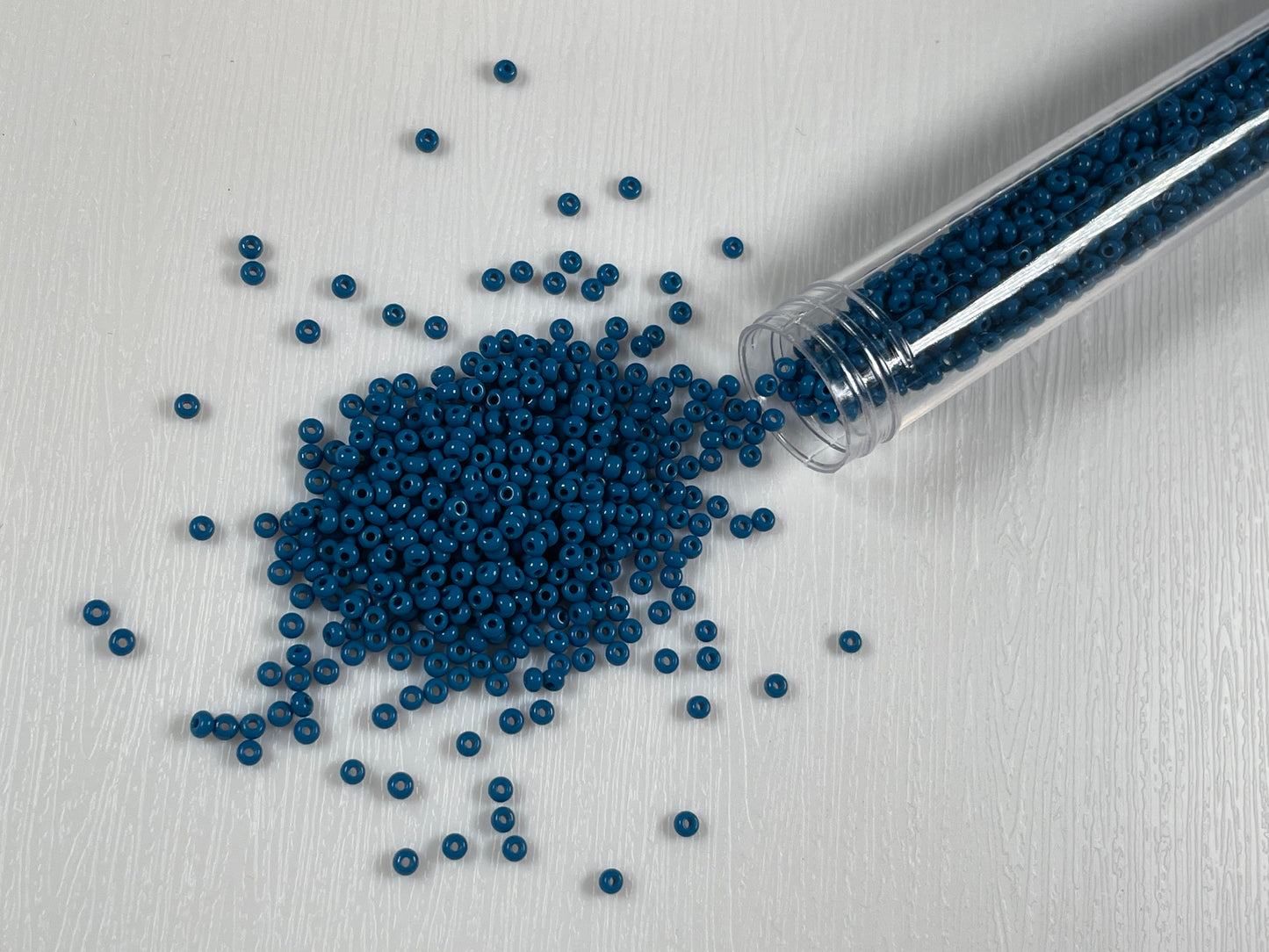 (Vial) Dark Blue Opaque Seed beads 11/0