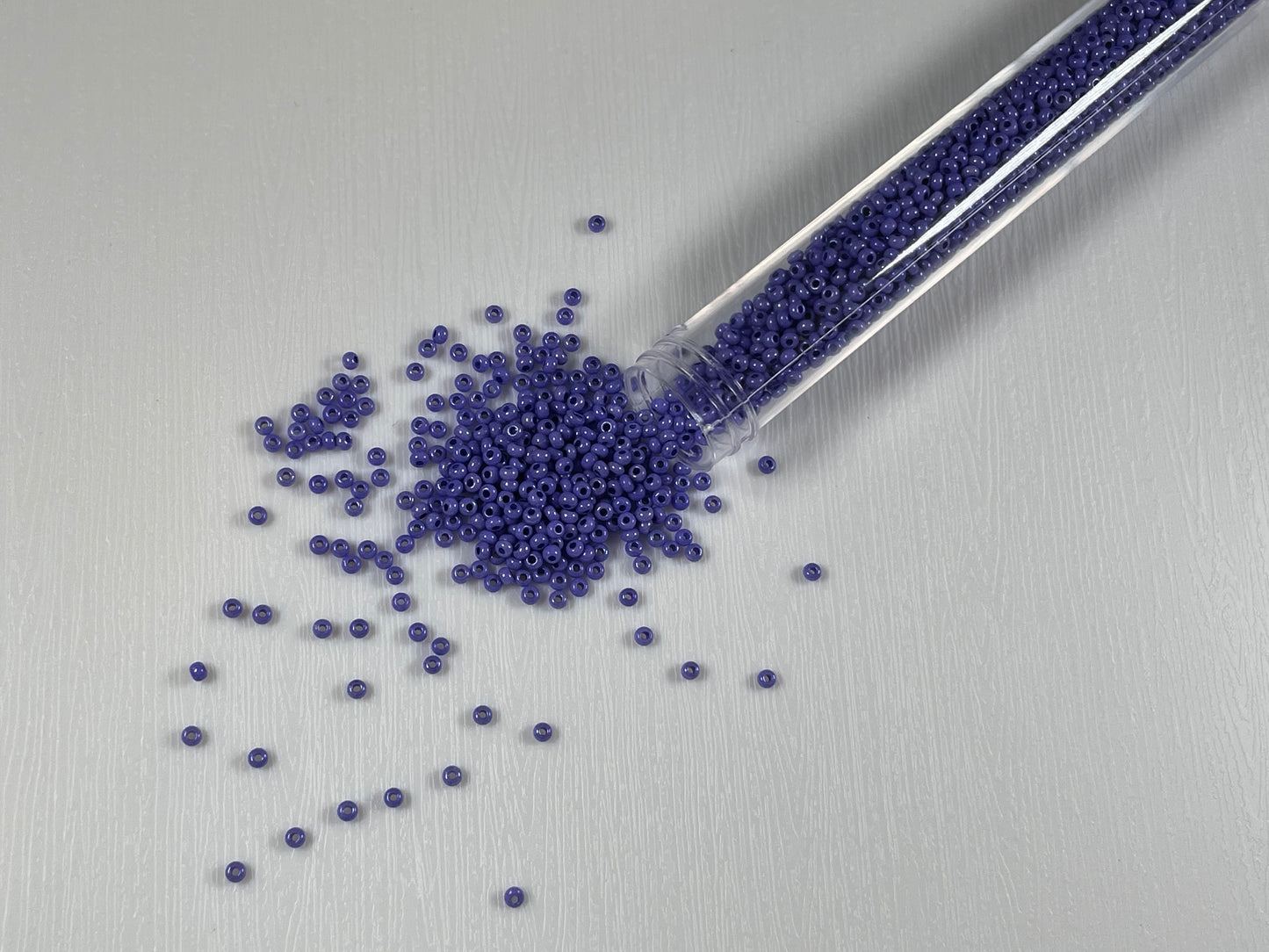 (Vial) Purple Opaque Seed beads 10/0