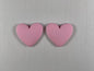 Heart-shaped Cabochons- Matt (1 Piece)