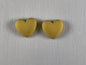 Small Heart-shaped Cabochons- Matt (1 Piece)