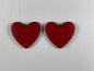 Heart-shaped Cabochons- Matt (1 Piece)