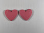 Heart-shaped Cabochons- Matt (1 Piece)