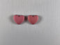 Small Heart-shaped Cabochons- Matt (1 Piece)