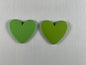 Heart-shaped Cabochons- Matt (1 Piece)