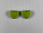 Small Heart-shaped Cabochons- Matt (1 Piece)